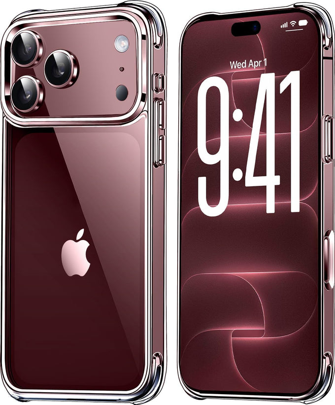 Mkeke for iPhone 18 Pro Case Clear [Not-Yellowing]