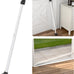 SecurityMan 2-in-1 Door Security Bar & Sliding Patio Door Security Bar (2 Pack) via Interchangeable Caps - Constructed of High Grade Iron - Black