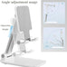 Meetuo 2 Pcs Cell Phone Stand for Desk Adjustable Desktop Phone Holder