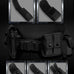 10 in 1 Duty Belt Black Law Enforcement Tactical Equipment System Set 10 pcs