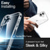 JETech Case for iPhone 16, Anti-Yellowing, Clear