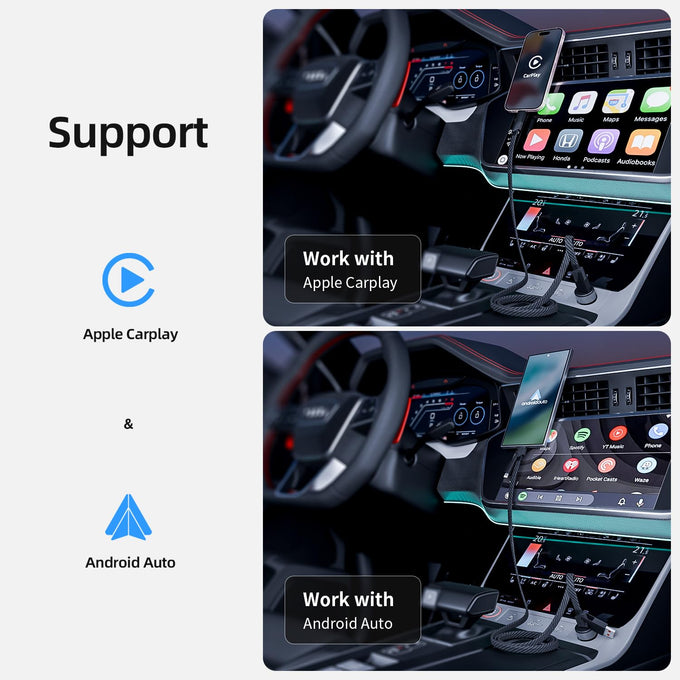 4 in 1 Multi Charging Cable Fast Charging 65W, USB C Cable with E-Mark Chip