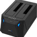 SABRENT USB 3.0 Dual Bay Hard Drive Docking Station & Cloner (EC-HD2B)