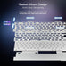 Redragon K673 PRO Wireless 81-Key RGB Gasket Gaming Keyboard, Scroll Knob