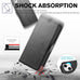 TUCCH Wallet Case for iPhone 13 (6.1") 2021, 3 Card Holders, Black