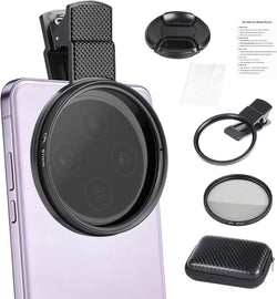 67mm CPL Filter for Phone/DSLR, HD Circular Polarizer Polarizing Filter, Lens Attachment for iPhone 17 16 15 14 13 12 Samsung Galaxy Pixel and Other Phones/Camera, Eliminate Reflections