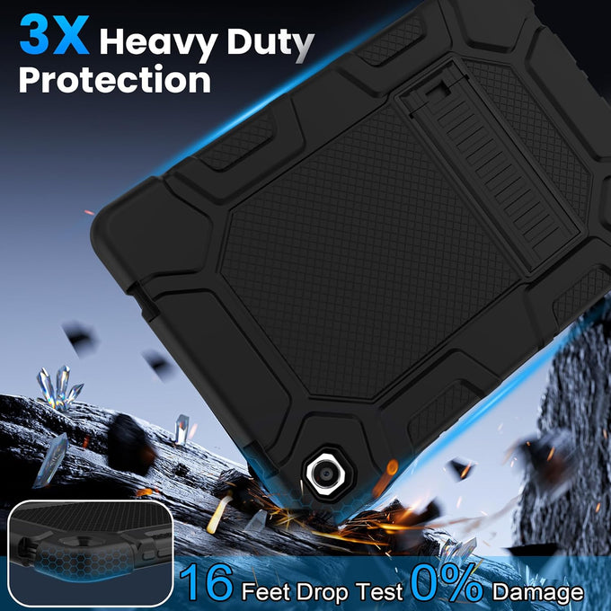 Shockproof Case for Samsung Galaxy Tab A11+ / A9+ Plus 11",Black