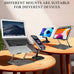 Laptop Stand for Desk, Laptop Riser with Active Cooling Fan, Widely Compatible with MacBook and Other Computer Accessories、Computer Stand for Laptop