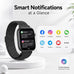 Smart Watch for Women Men, Answer/Make Call, 1.83"HD Touchscreen, 2 Bands