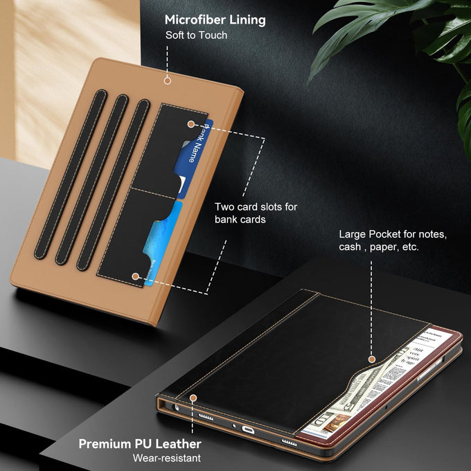 OKP Leather Case for Samsung Galaxy Tab A11+ / A9+ Plus 11 inch 2026/2024