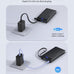 10000mAh Power Bank Built-in 2 Cables,40% Thinner 22.5W PD Portable Charger