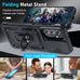 Janmitta for Samsung Galaxy A17 Case Built in Slide Camera Cover,Black
