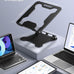 LOXP Adjustable Laptop Stand for Desk, Portable Airflow Laptop Riser Holder