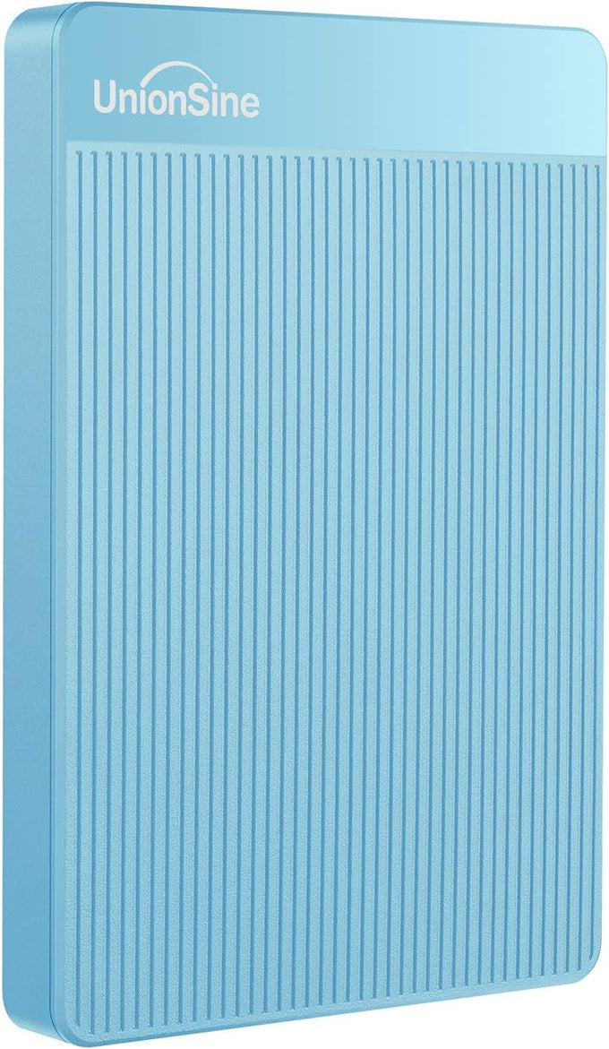 UnionSine 500GB Ultra Slim Portable External Hard Drive HDD-USB 3.0