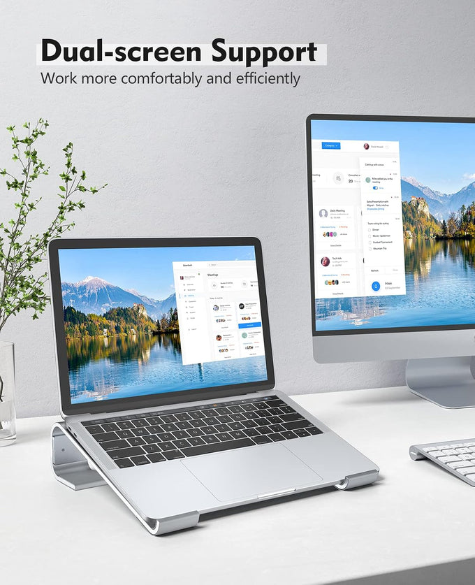 Soqool Laptop Stand for Desk,Aluminum Computer Stand for Cooling