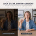 1080P Webcam with Microphone and Privacy Cover Plug&Play