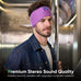 Perytong Sleep Headphones Tech Gadgets Bluetooth Headband for Women Headband Headphone with Ultra-Thin HD Speakers & Mic, Perfect for Sleeping Yoga Running Workout Travel Sports Unique Gifts