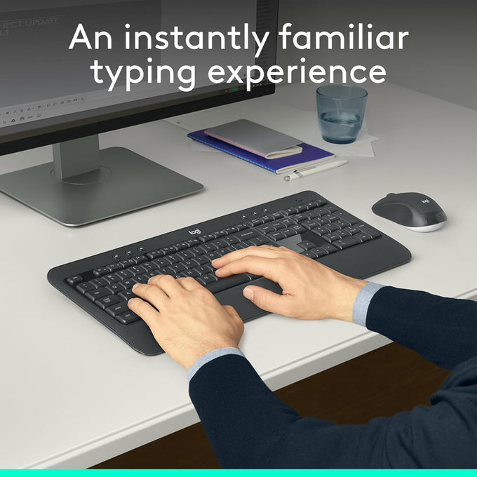 Logitech MK540 Full Size Advanced Wireless Keyboard and Mouse Combo