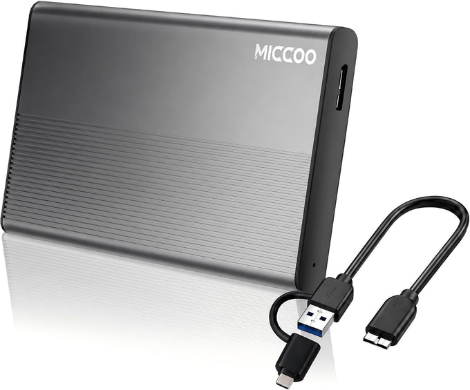 500GB External Hard Drive, Portable HDD Expansion Storage