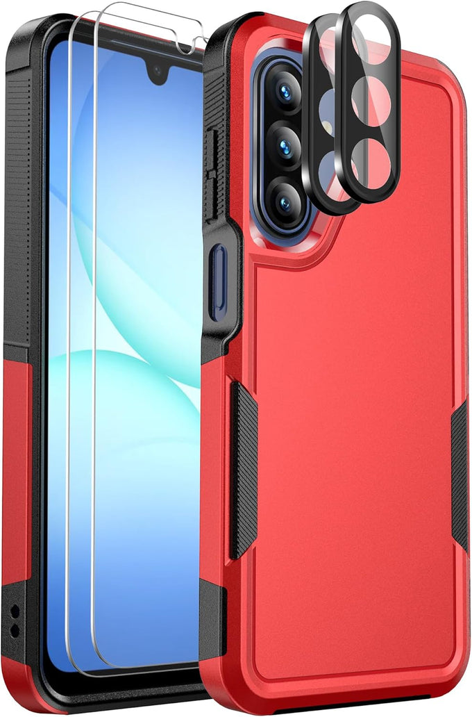 for Samsung Galaxy A17 5G Phone Case, Shockproof Protective Cover (Black)