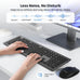 TECKNET Wireless Keyboard Rechargeable 2.4G Ultra-Slim, Comfortable Typing