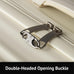 zelin Anti Theft Zipper Clips, Travel Essentials, Carabiner, 2Grey 2Silver