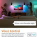 Amazon Basics Smart A19 LED Light Bulb, Color Changing, 9W (60W Equivalent), 800LM, Works with Alexa Only, WiFi 2.4 GHz, No Hub Required, Mood Lighting, Energy Efficient, 1-Pack