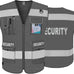 TCCFCCT Security Vest for Security Guard 9 Pockets Safety Vest, Black L