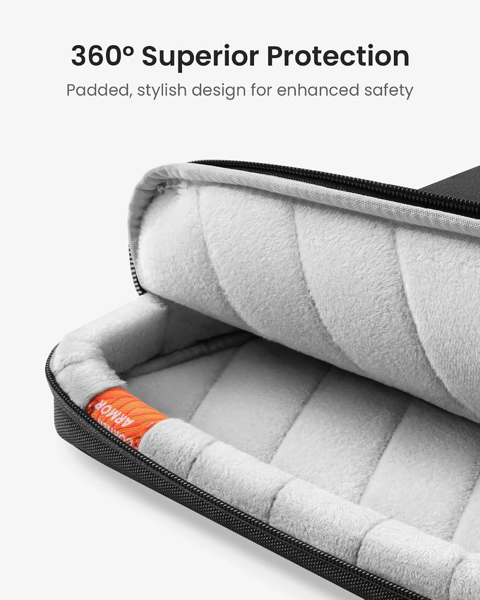 tomtoc Laptop Shoulder Bag for 2026 14 Inch MacBook Pro M5/M4/M3/M2/M1 Pro/Max 2026-2021, 13.5-14.4 Surface Laptop 7/6/Studio 2, Surface Book 3, 360 Protective Case Fit Asus VivoBook