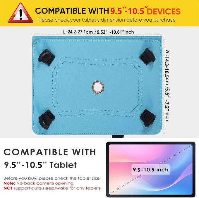 Universal 10 10.1 Inch Android Tablet Case,10 Inch Tablet Case
