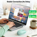 TECKNET Compact Ambidextrous Wireless Mouse for Laptop Mint Green