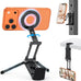OMOTON TP02 Magnetic Phone Tripod for MagSafe, 360° Pivot, Clamp & Stand