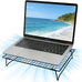 Laptop Cooling Pad Stand with Cooling Mesh, Height Adjustable Metal Laptop Stand for Desk，Ergonomic Notebook Riser Fits Most 10-16 Inch Laptops