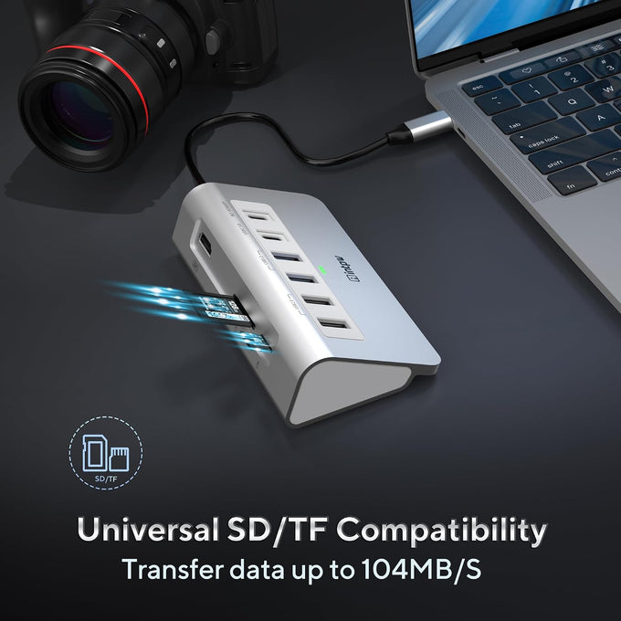 intpw 9-in-1 USB C Hub, P9 USB C to HDMI Adapter 4K@60Hz