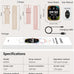 Smart Watch 2026 Upgrade for Women Men Android & iPhone [2 Bands, 44mm case, 1.83''], Alexa Built-in, Make/Answer Call, HR SpO2 Sleep Stress Monitor Fitness Tracker, IP68 Waterproof Step Counter Watch