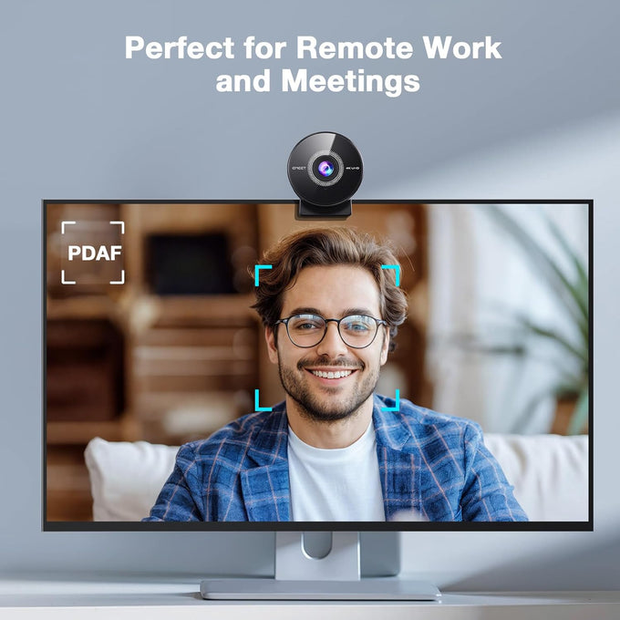 EMEET C950 4K Webcam for PC, PDAF Autofocus, USB Webcam with Microphone