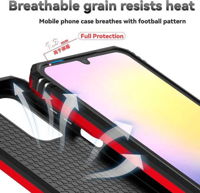 SunStory for Samsung Galaxy A17 5G Phone Case with Rotated Ring Kickstand