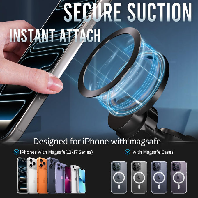 Magnetic Phone Floor Stand, Aluminum iPhone Overhead Stand with Adjustable Arm & Remote for Multi-Angle Creative Shooting, Stable Stand for iPhone/Android