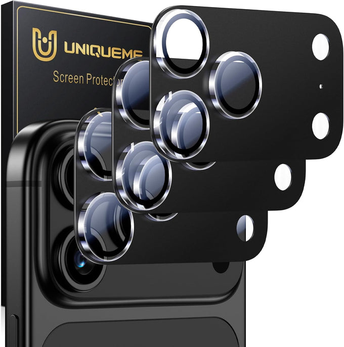 UniqueMe for 3 Pack iPhone 16 Pro/iPhone 16 Pro Max Camera Lens Protector