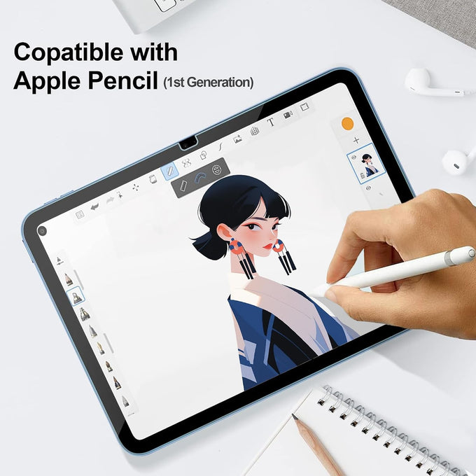 Juvraixo Privacy Screen Protector for iPad A16 11th / 10th Gen 1-Pack