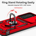 SunStory for Samsung Galaxy A17 5G Phone Case with Rotated Ring Kickstand
