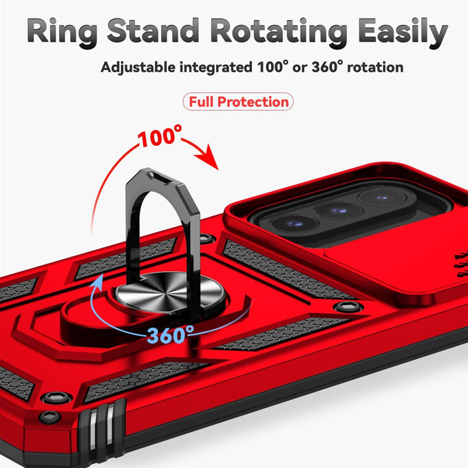 SunStory for Samsung Galaxy A17 5G Phone Case with Rotated Ring Kickstand
