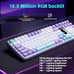 Aula S99pro V2 Wireless Gaming Keyboard,Silent Computer Creamy Keyboard