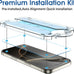 amFilm OneTouch for iPhone 16 Pro Screen Protector 6.3'' Tempered Glass