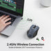 Acer Wireless Mouse for Laptop, 2.4GHz Computer Mouse 3 Adjustable 1600 DPI