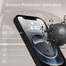 YENAPOON for iPhone 17e Case, iPhone 16e Case, Magnetic Cover, Black