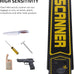 Handheld Metal Detector Wand,Security Scanner for Knives, Weapons,Metals