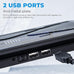 havit HV-F2056 Laptop Cooling Pad for 15.6-17 Inch Laptops, Black