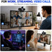 1080P Webcam for PC with Microphone, Privacy Cover & Tripod