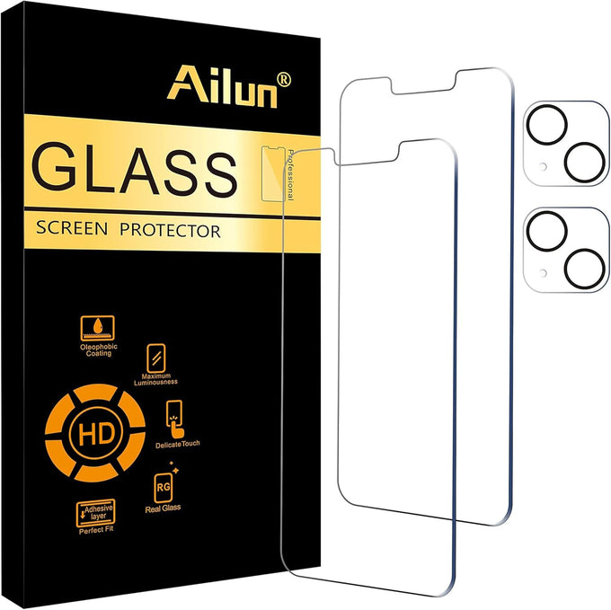 Ailun Screen Protector + Camera Lens Protector for iPhone 15 Pro Max